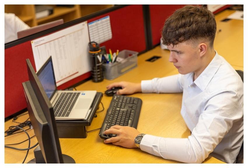 Engineer Man Desk Working