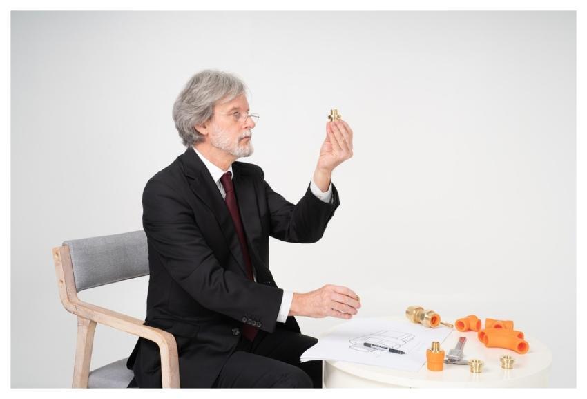 Business Water Pipe Nature Inspecting