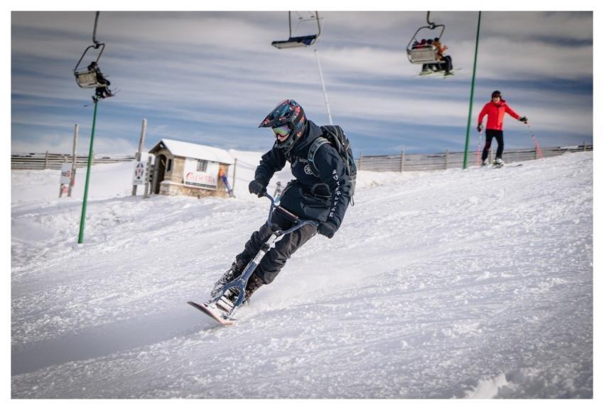 Man Sport Bike Mountain