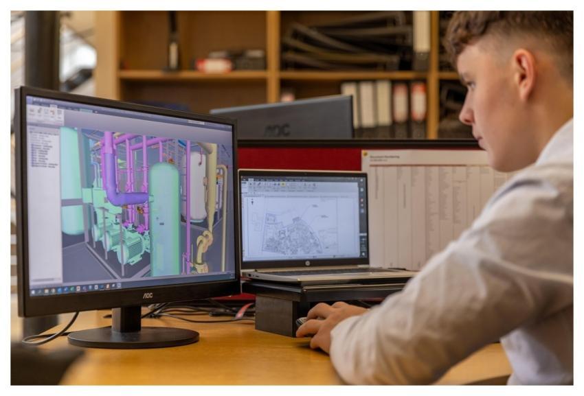 Computer Working Teamwork This-Is-Engineering