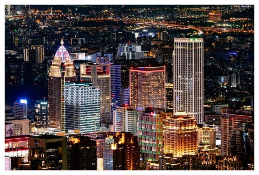 Cityscape City City Lights Evening