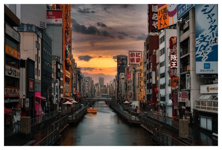 River Buildings City Urban