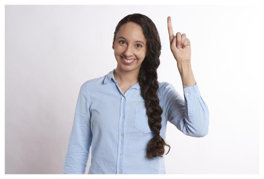 Idea Pointing Raise Hand Raise