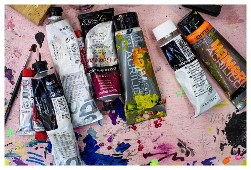 Paints Art Art Workshop Creativity