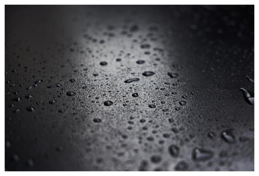 Abstract Drop Grey Smoked