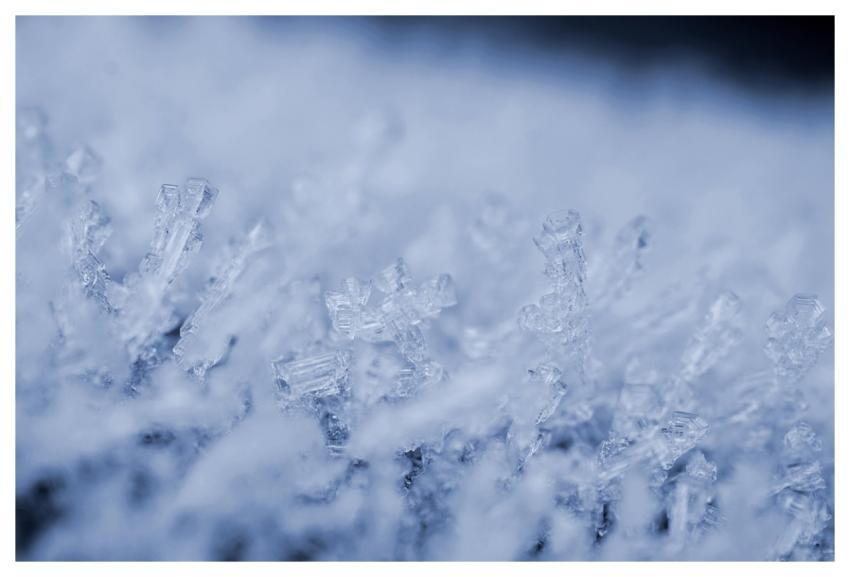 Ice Crystals Snowflakes Frost