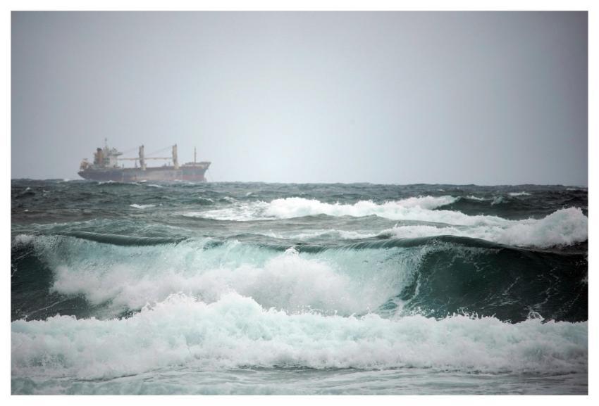 Sea Wave Nature Ship