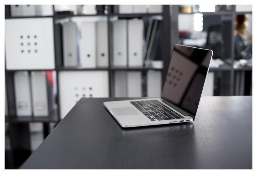 Laptop Apple Computer Desk