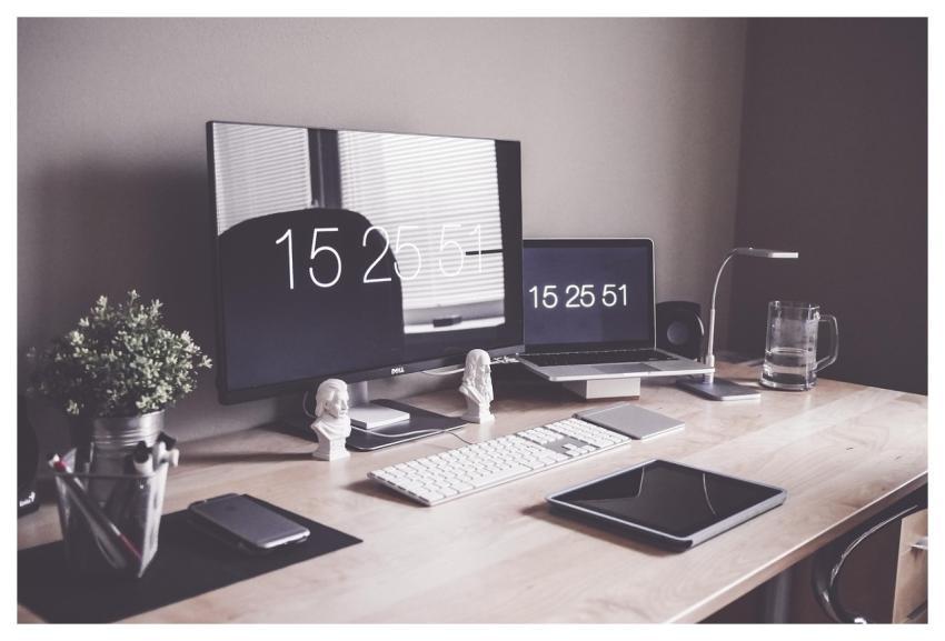 Home Office Computer Desk Display