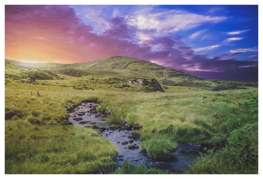 Evening Twilight Ireland Landscape