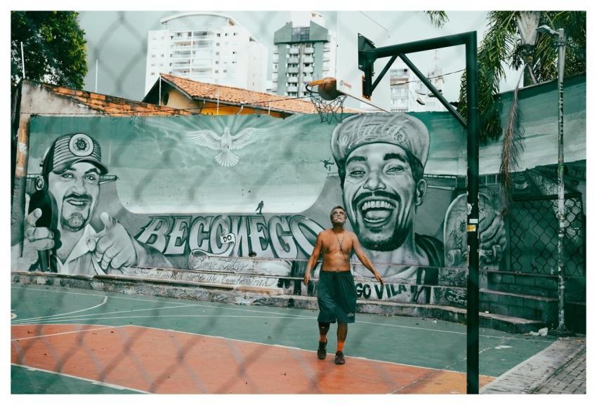 Man Graffiti Urban City