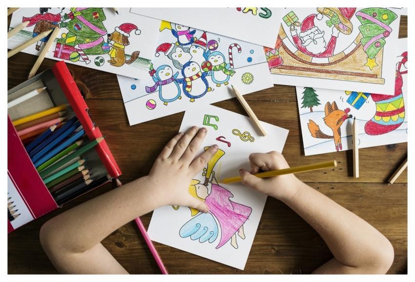 Kids Painting School Drawing