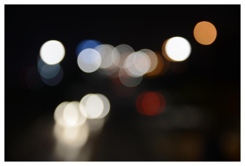 Bokeh Night Blob Of Light Night Street