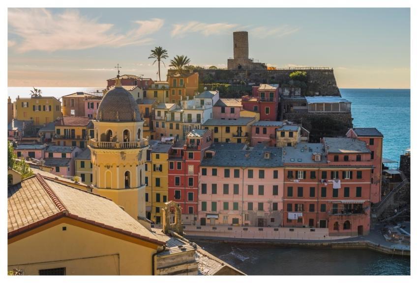 Coastal City Fishing Village Sea Church