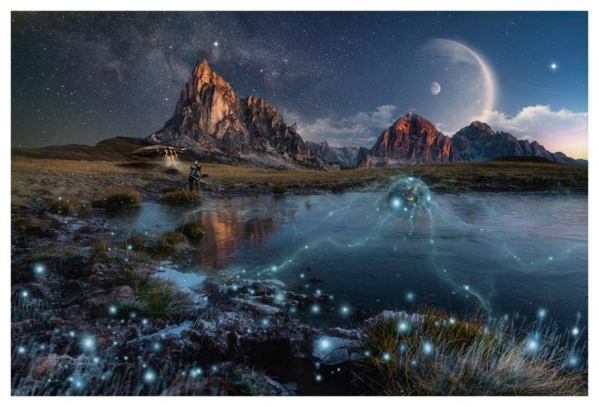 Lake Galaxy Mystic Fantastic