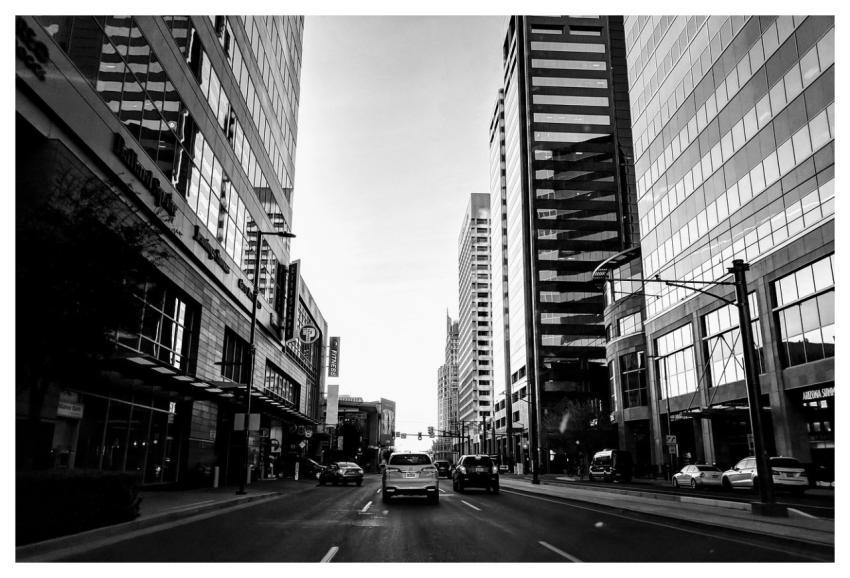 City Street Architecture Skyscraper