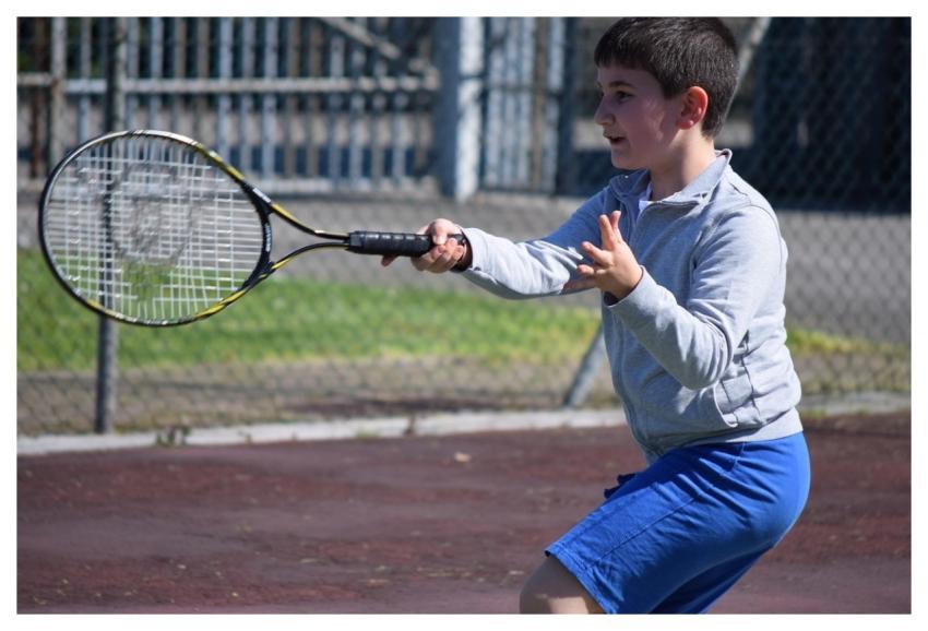 Sport Tennis Racket Guy