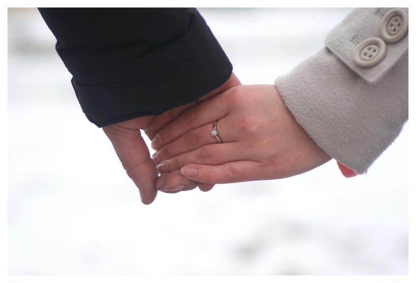 Hands Luck People Couple