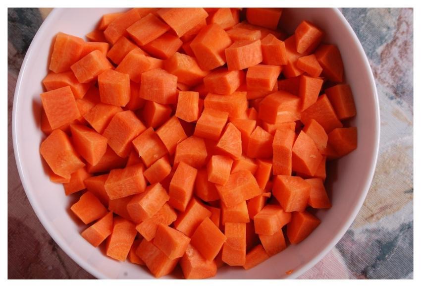 Carrot Sliced Chopped Carrot Vegetables