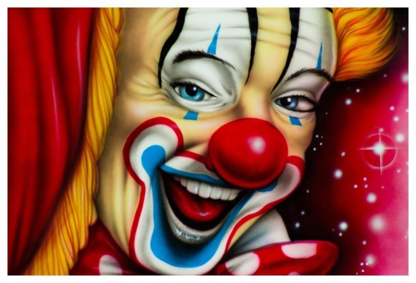 Clown Circus Painting Art