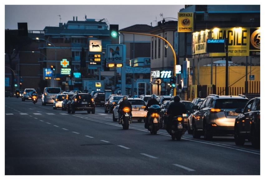 Night Rome Italy Street