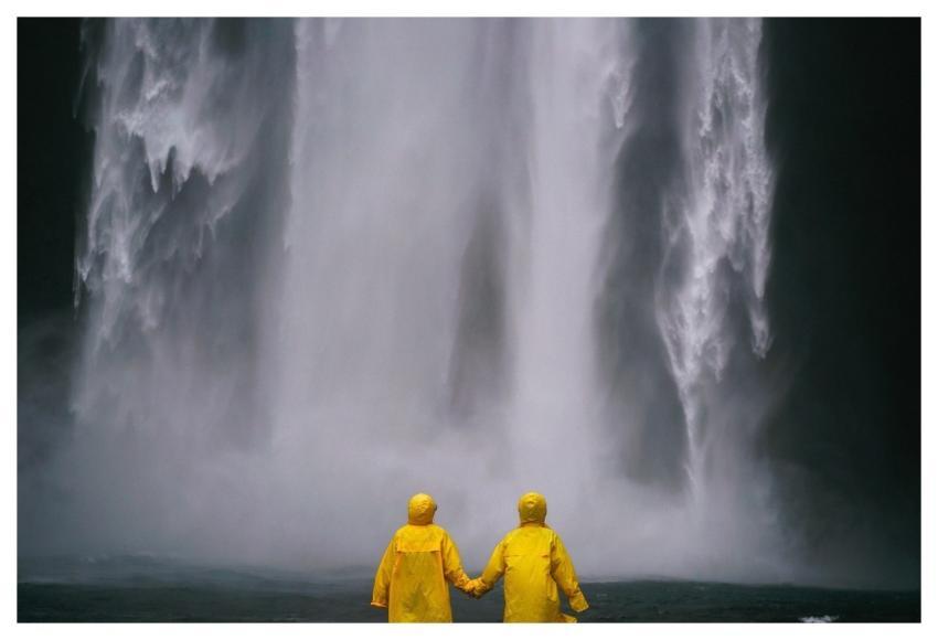 Couple Holding Hands Nature People