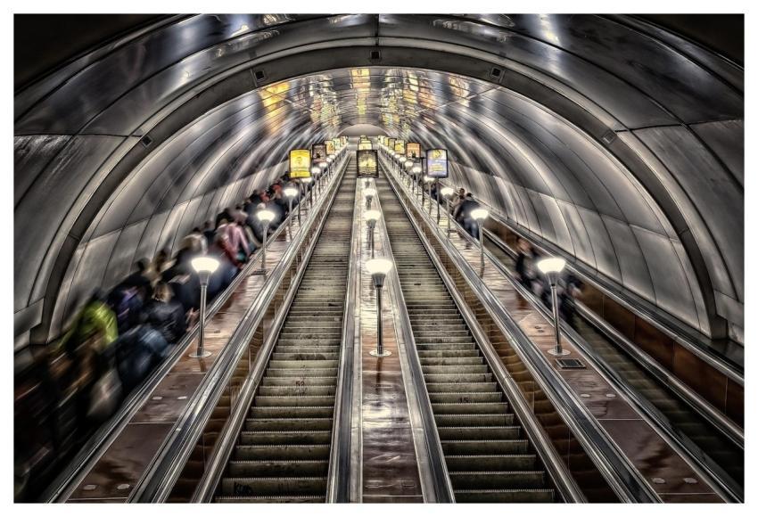 Metro Station 4K Wallpaper Subway Saint Petersburg