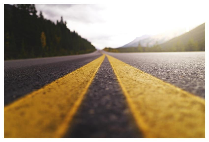 Road Highway Journey Asphalt