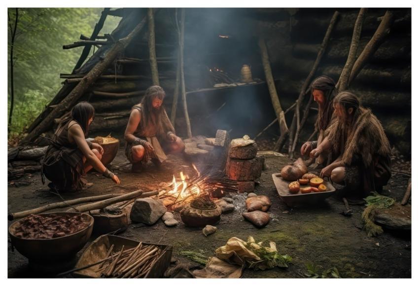 Stone Age Stone Age People Prehistoric Primitive P