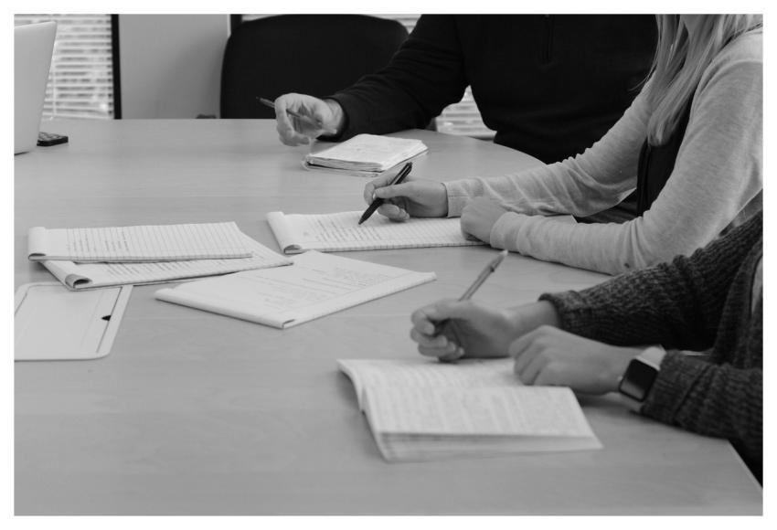 Meeting Coworkers Group Office