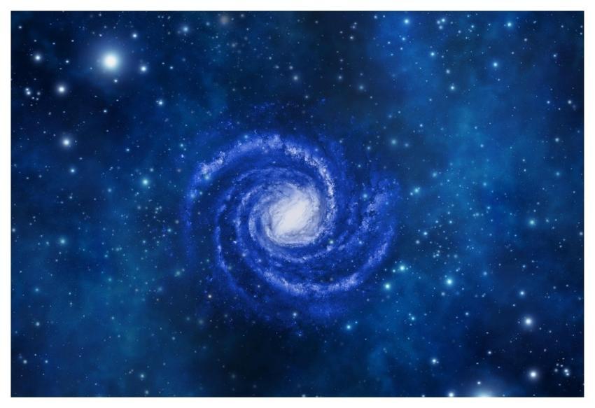 Galaxy Blue Sky Stars Space