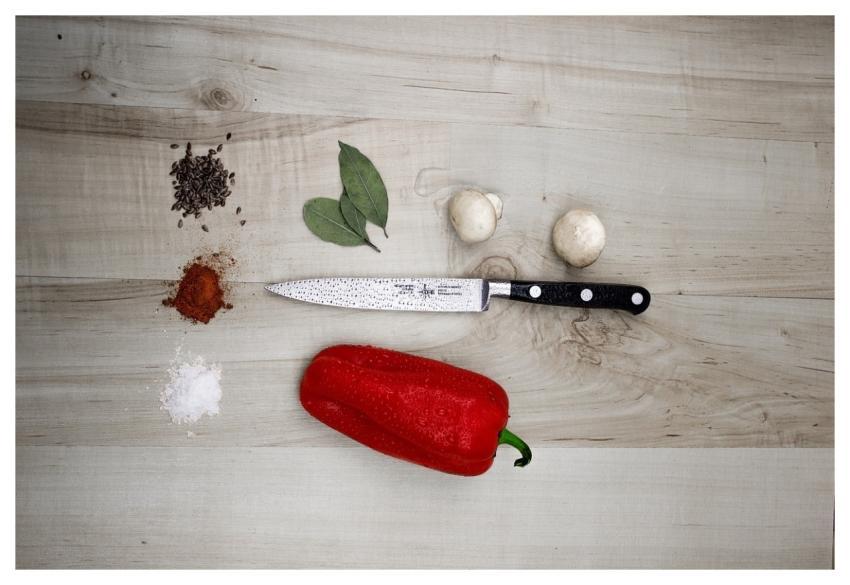 Bell Pepper Spices Knife Chef's Knife