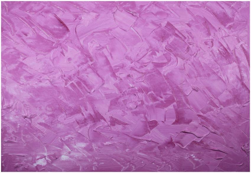 Explore a dynamic acrylic painting with lilac text