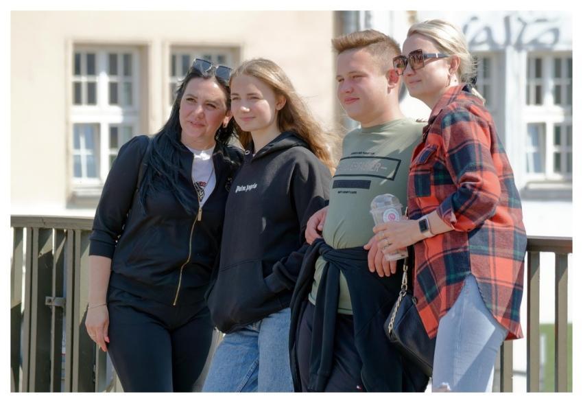 People Tourists Family Young People