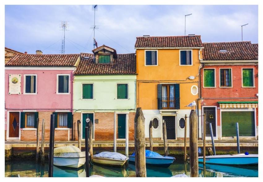 Houses Boats Street Canal