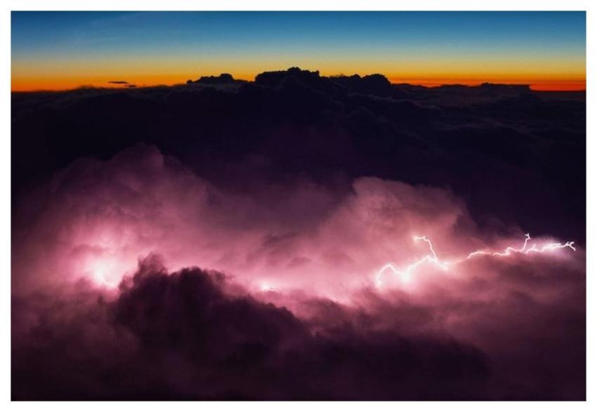 Night Clouds Lightning Thunderstorm