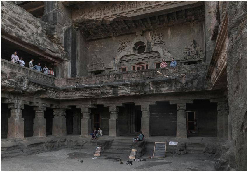 Visitors explore the UNESCO World Heritage Site El