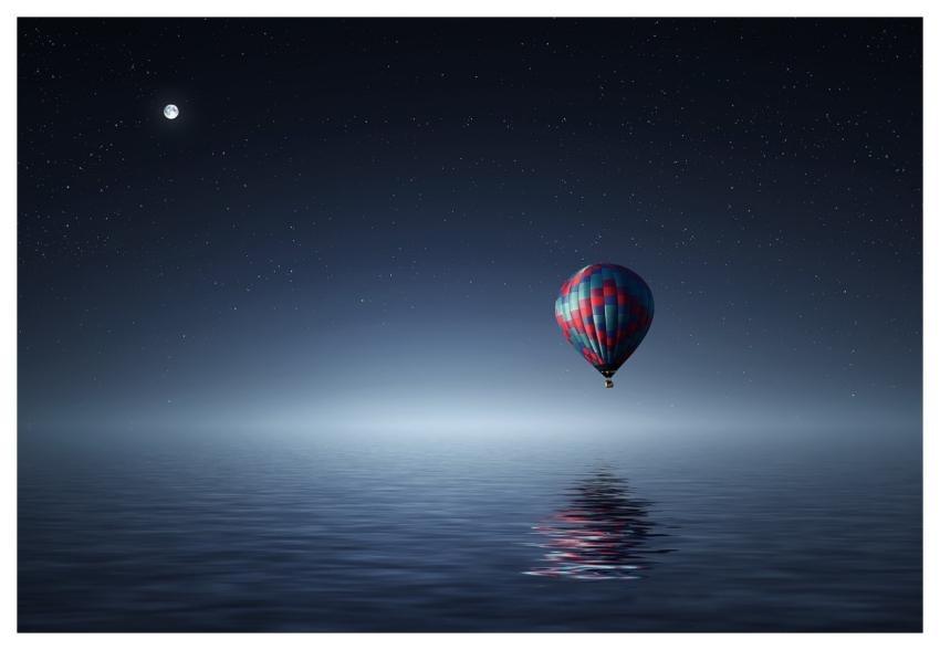 Hot Air Balloon Lake Balloon Sky