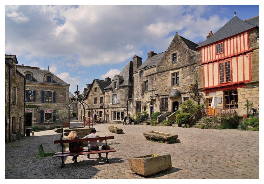 City Old City Free Background Village Square