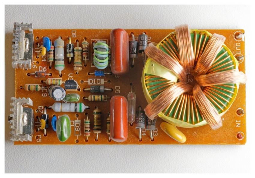 Circuit Power Supply Printed Circuit Board Close