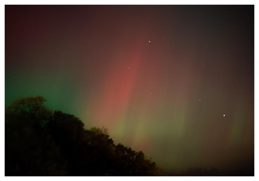 Aurora Borealis Night Sky Nature Northern Lights