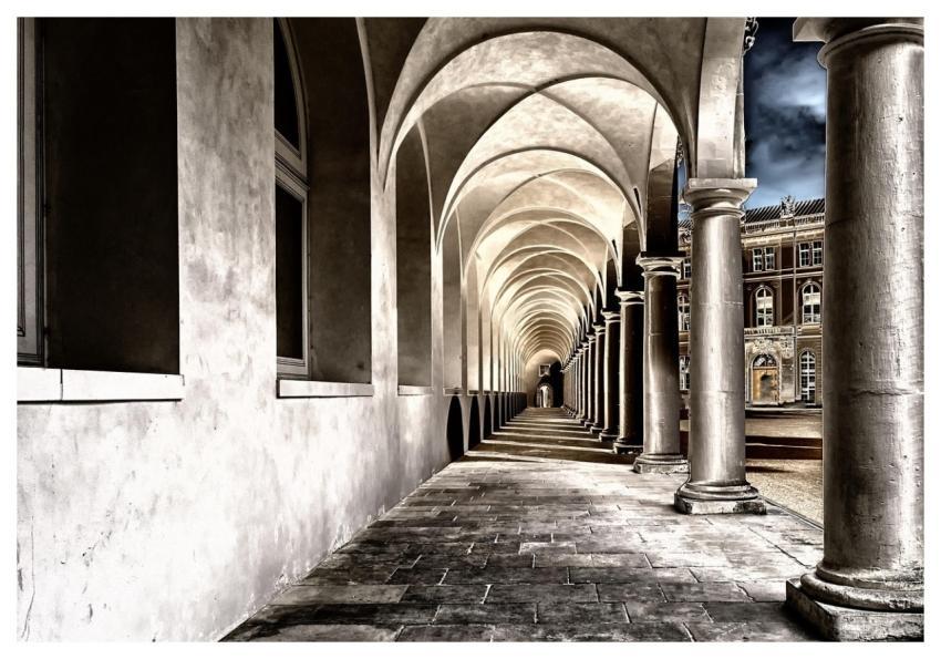 Cloister Monastery Courtyard Dresden