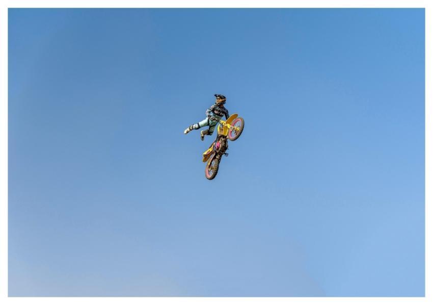 Motocross Stunt Freestyle Jump