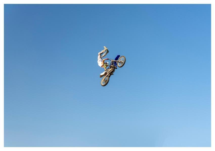 Motocross Stunt Freestyle Jump