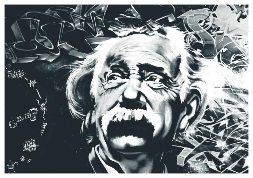 Einstein Albert Einstein Street Art Mural