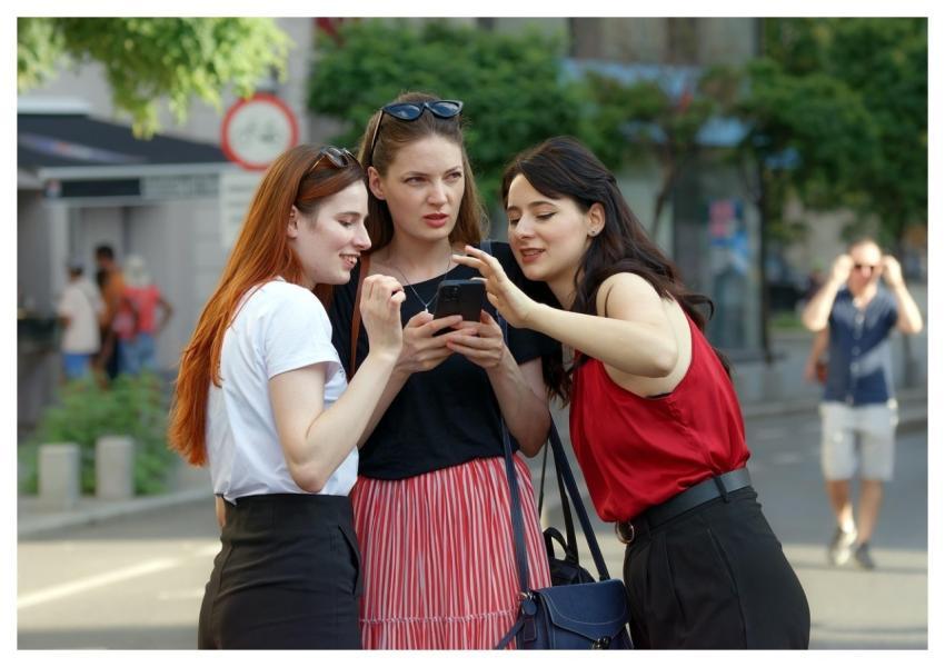 Women Young Girls Happy