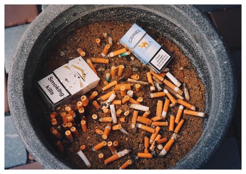 Smoking Ashtray Cigarettes Addiction