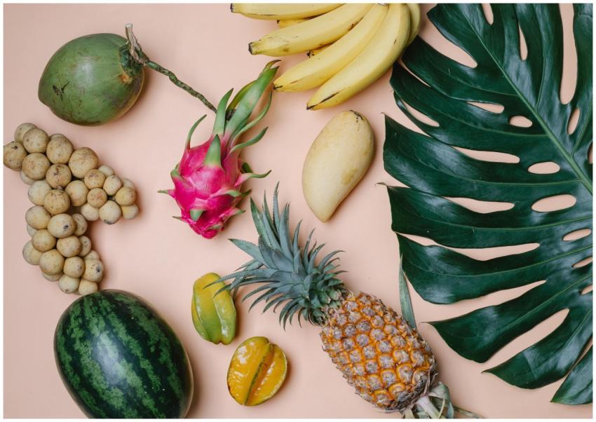 A vibrant composition showcasing a variety of fres