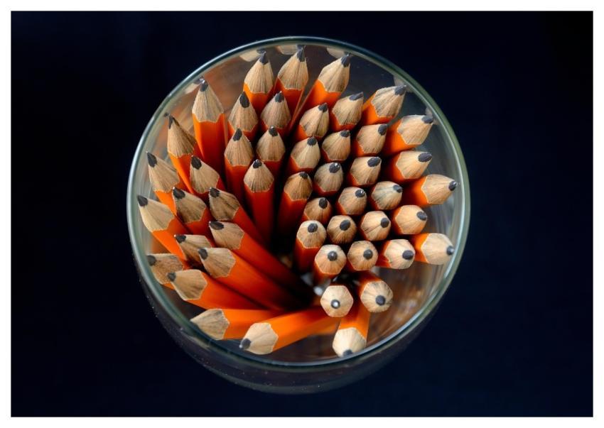 Pencils Glass Education School Supplies