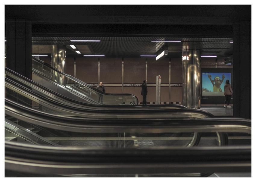 Escalator Metro Stairs Railway Station